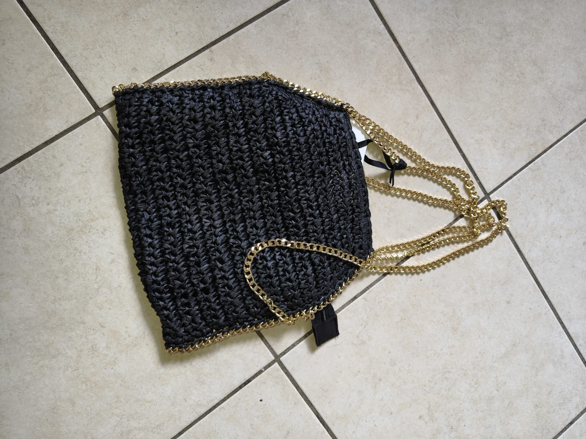 Borsa in Rattan Modello Stella – Taglia Unica