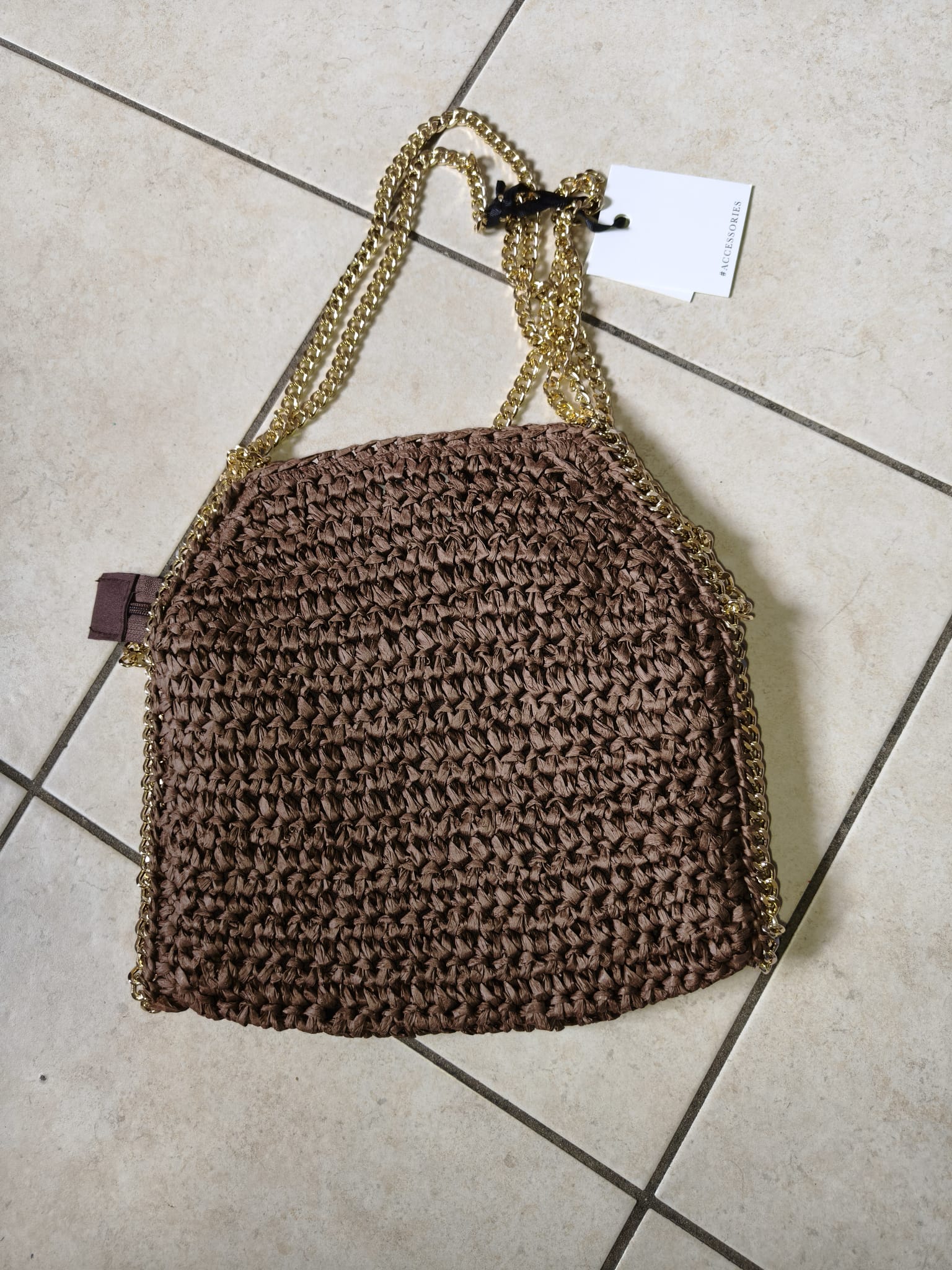 Borsa in Rattan Modello Stella – Taglia Unica